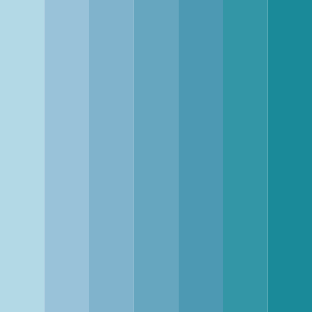 Download serene sea breeze color palette PNG image (square)