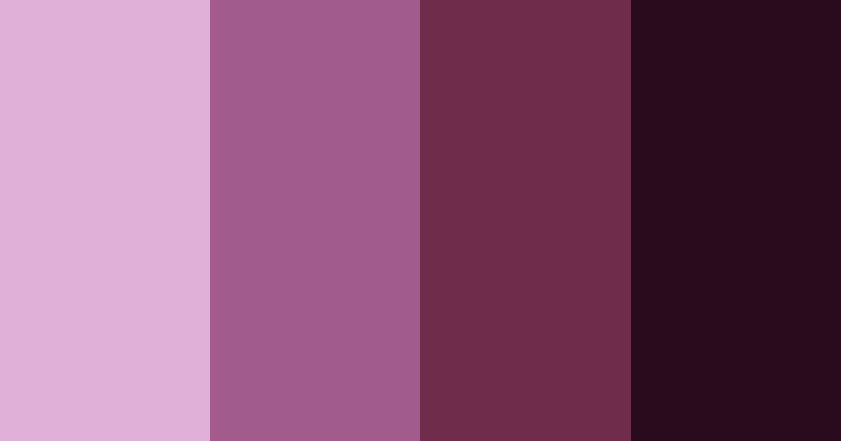 Download nocturnal elegance color palette PNG image (landscape)