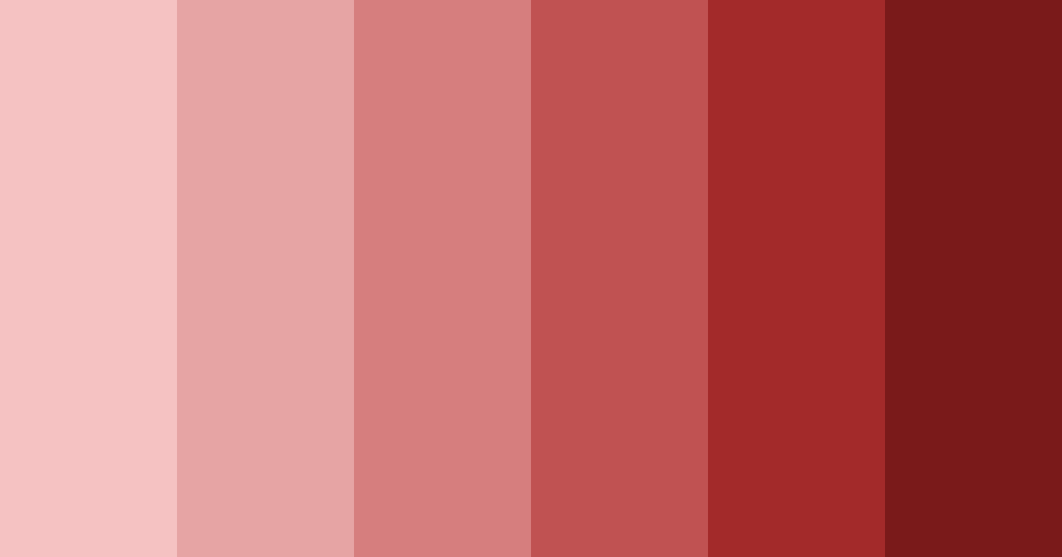 Download gothic red shades color palette PNG image (landscape)