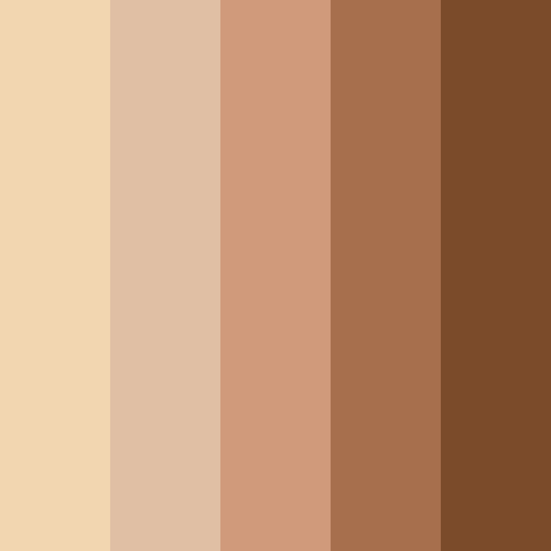 Download desert sunset dream color palette PNG image (square)