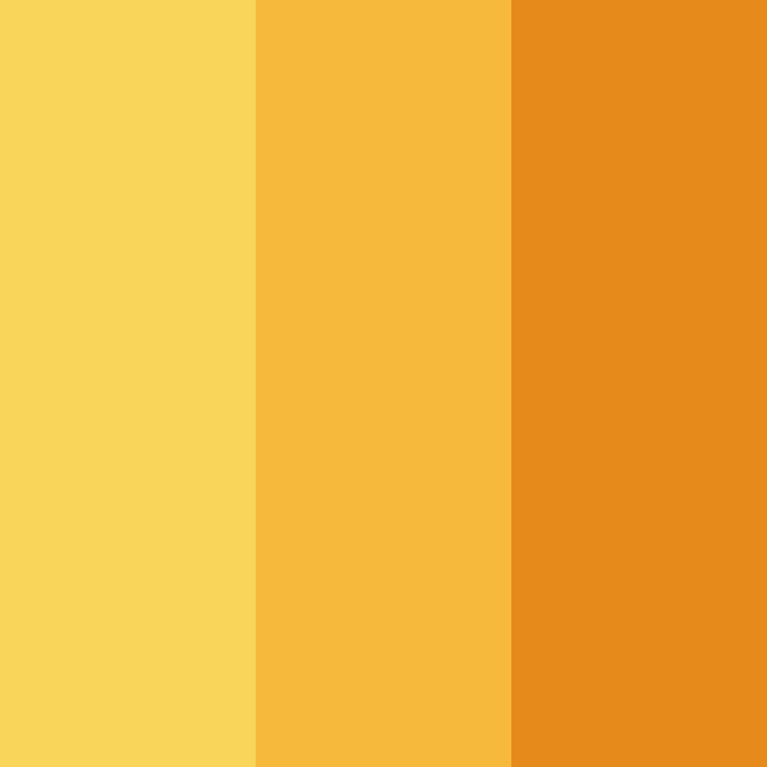 Download golden sunset color palette PNG image (square)