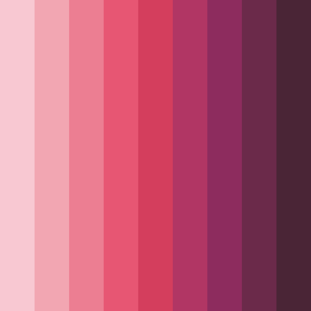 Download peachy pink color palette PNG image (square)