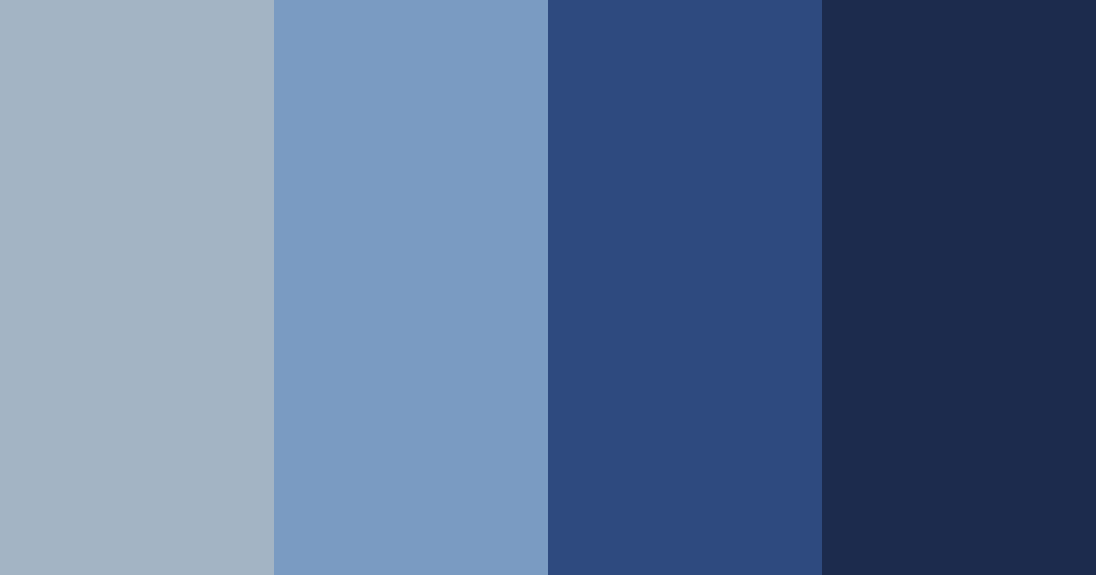 Download shades of navy color palette PNG image (landscape)