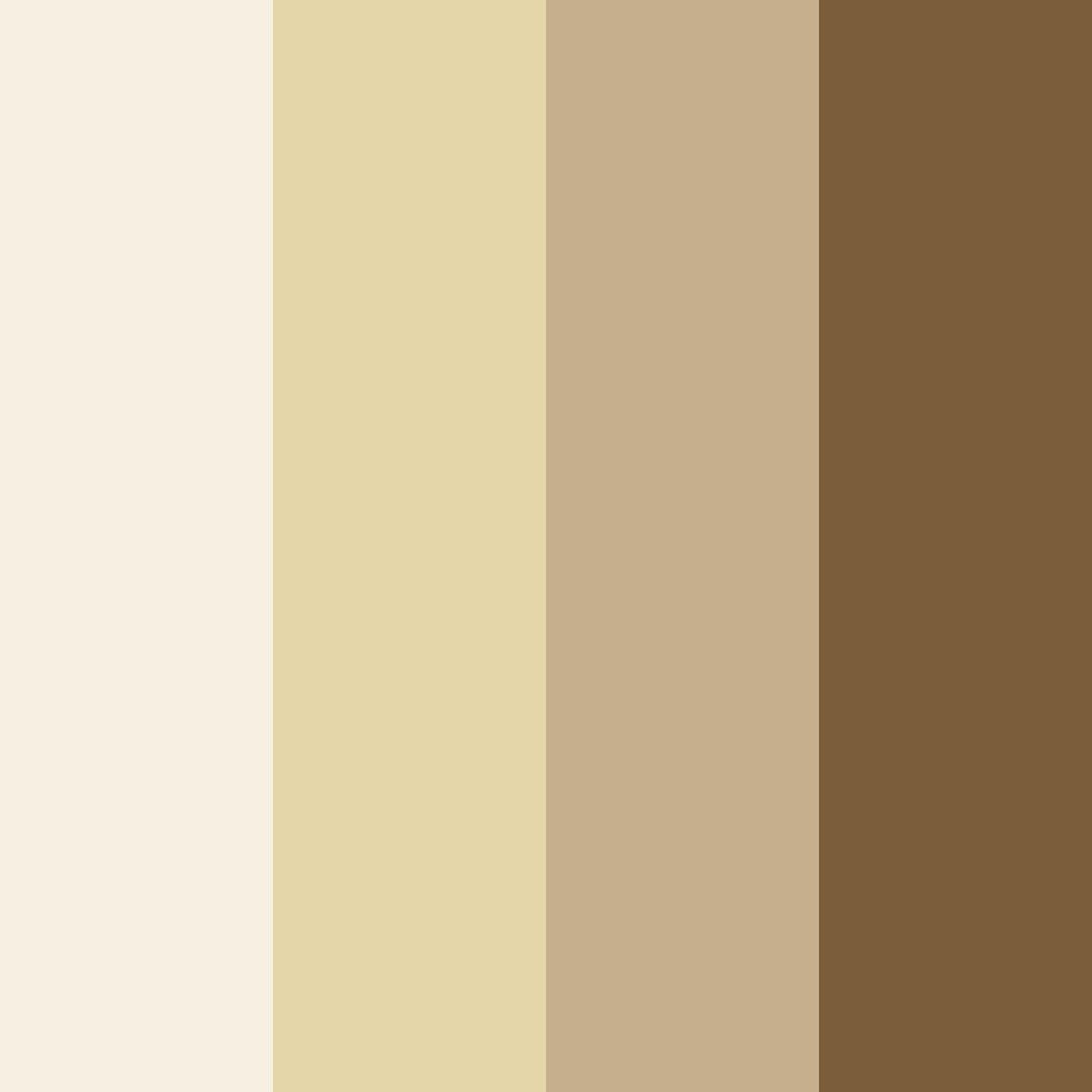 Download rustic serenity color palette PNG image (square)