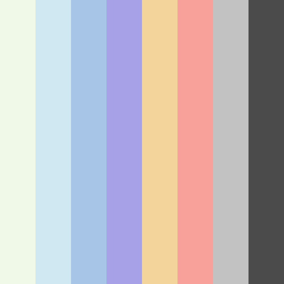 Download celestial harmony color palette PNG image (square)