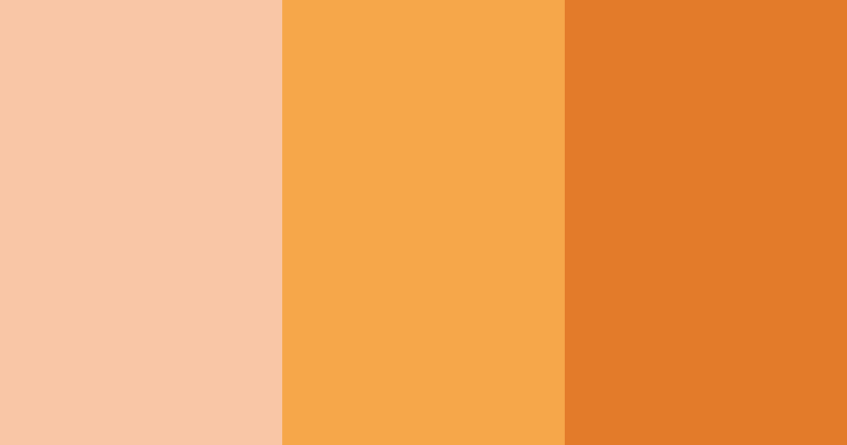 Download citrus sunset color palette PNG image (landscape)