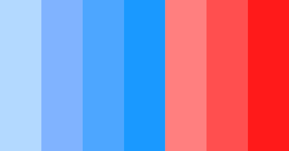 Download blue to red transition color palette PNG image (landscape)