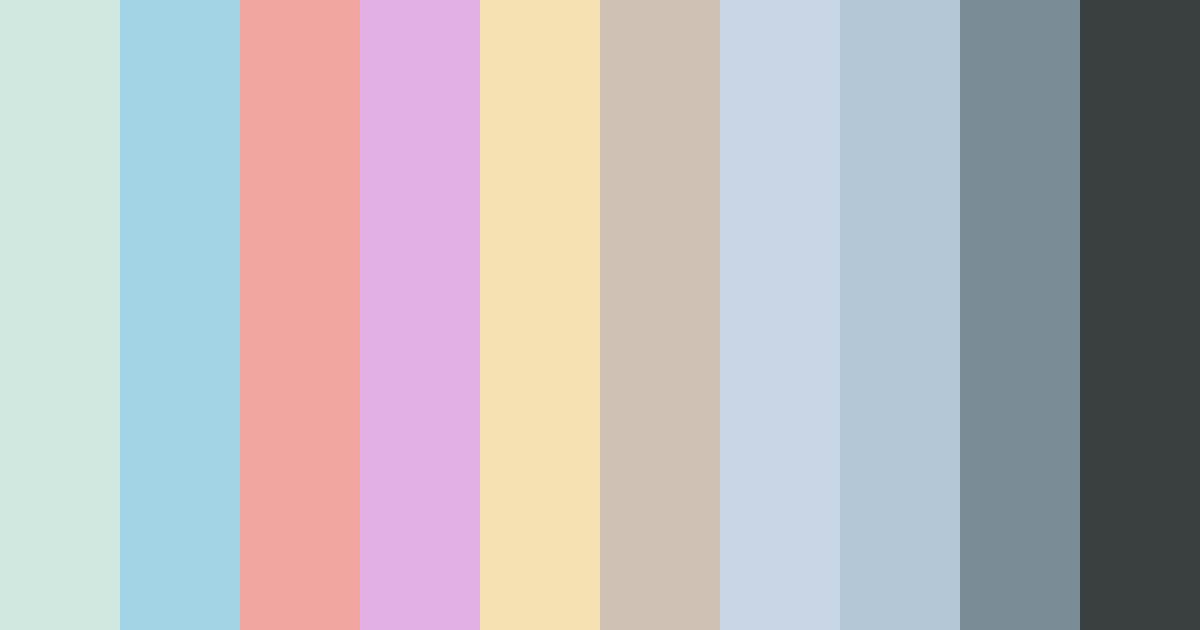 Download teal coral sky color palette PNG image (landscape)