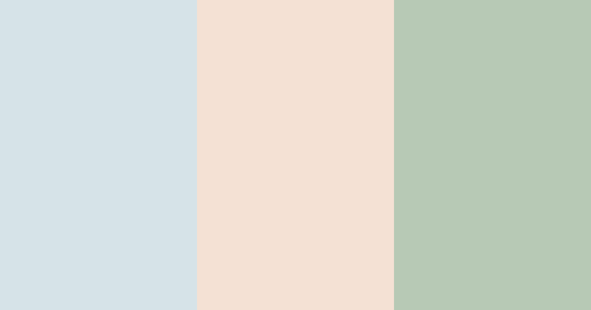 Download soft blue green color palette PNG image (landscape)