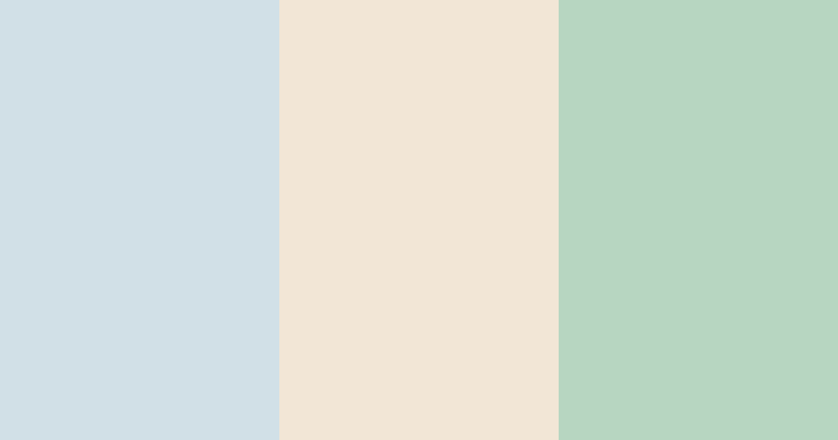 Download soft blue green color palette PNG image (landscape)