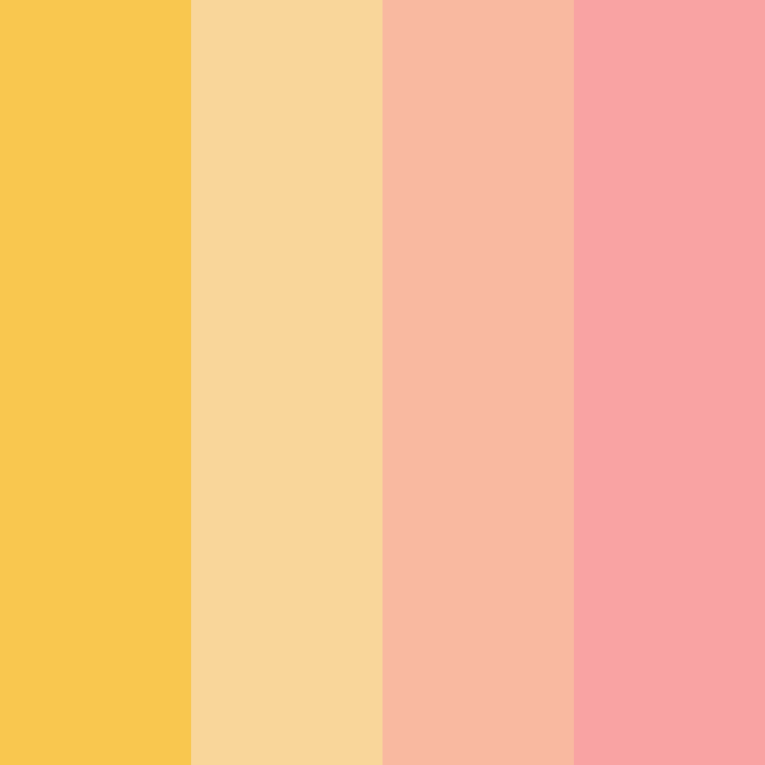 Download sunshine memories color palette PNG image (square)