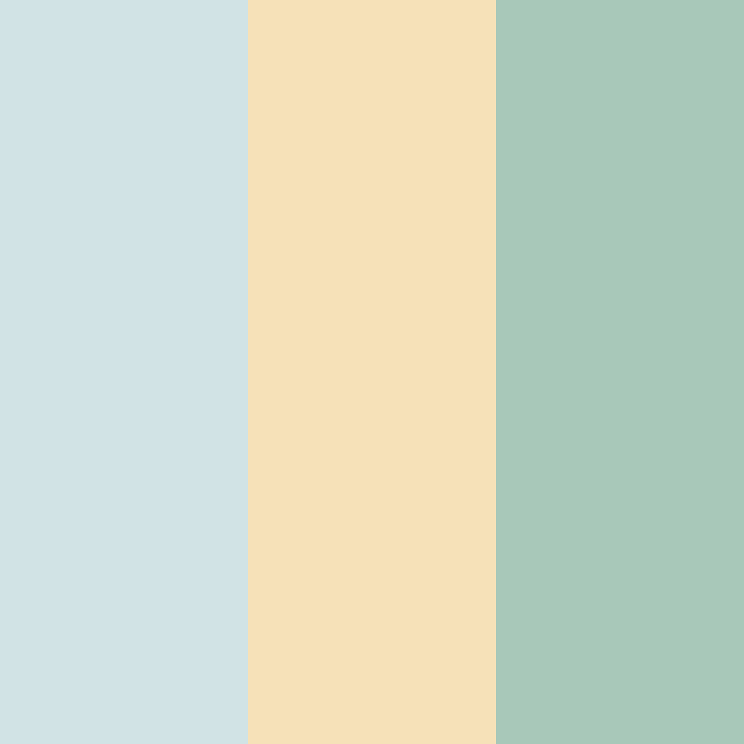 Download soft blue green color palette PNG image (square)