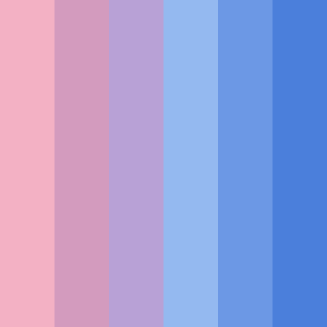Download dreamy pastel serenade color palette PNG image (square)