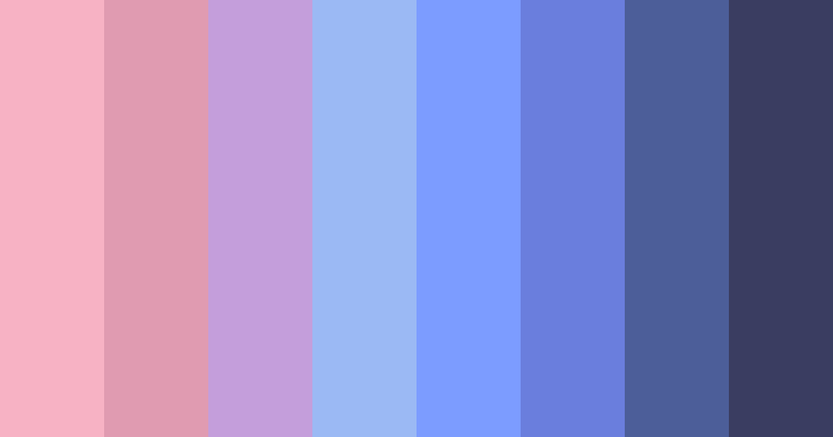 Download dreamy twilight hues color palette PNG image (landscape)