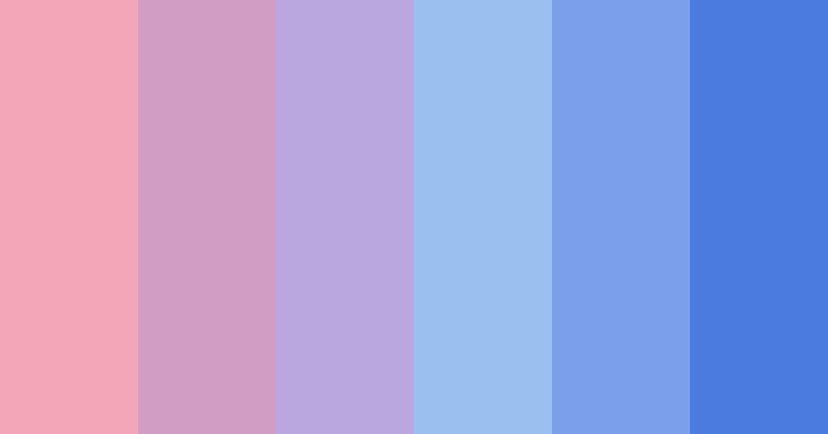 Download dreamy serenade color palette PNG image (landscape)