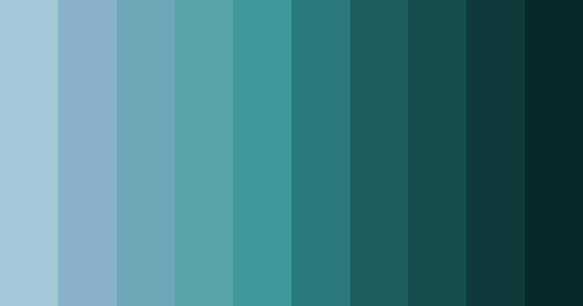 Download oceanic tranquility color palette PNG image (landscape)
