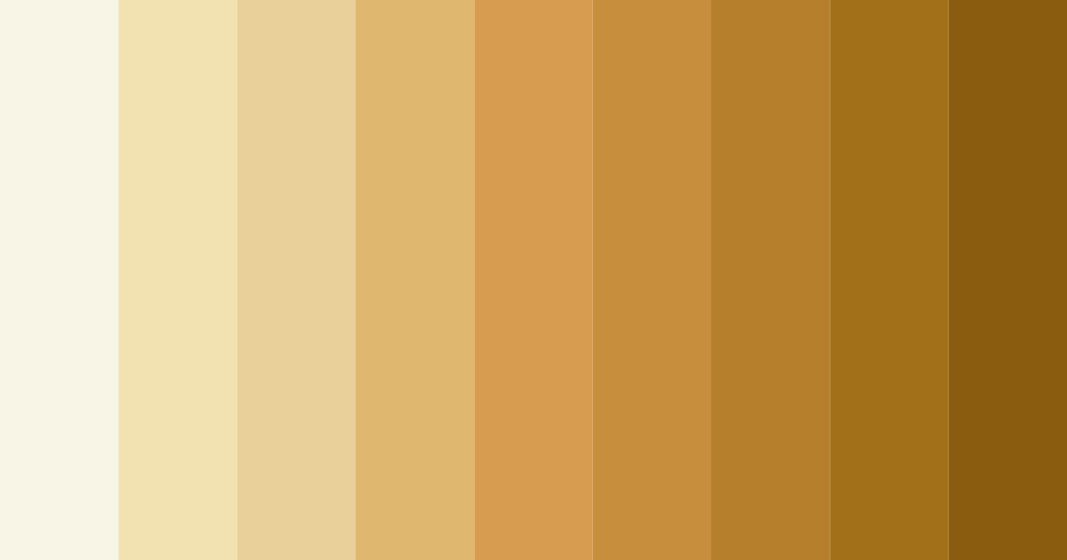 Download crème sunrise color palette PNG image (landscape)