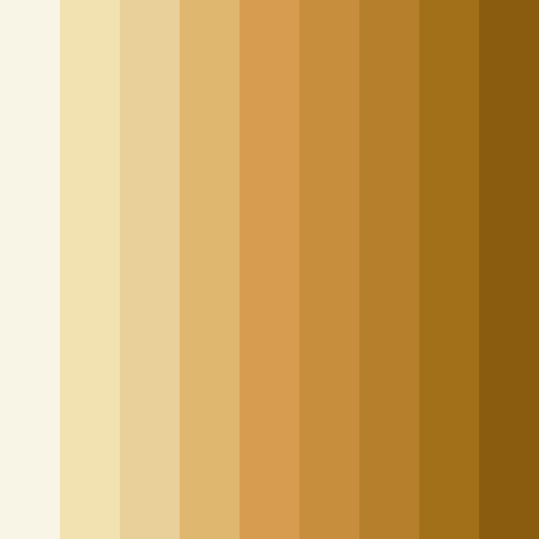 Download crème sunrise color palette PNG image (square)