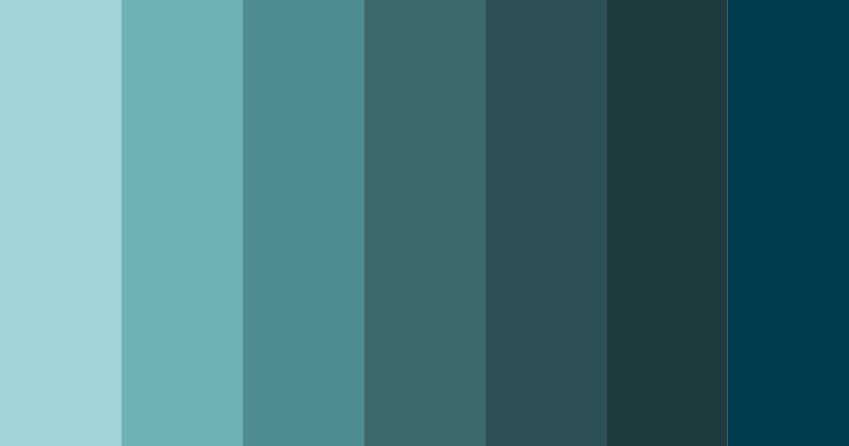 Download deep ocean tranquility color palette PNG image (landscape)