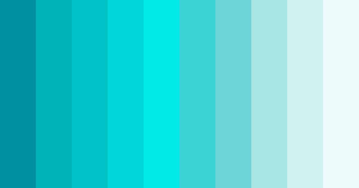 Download aqua serenity color palette PNG image (landscape)