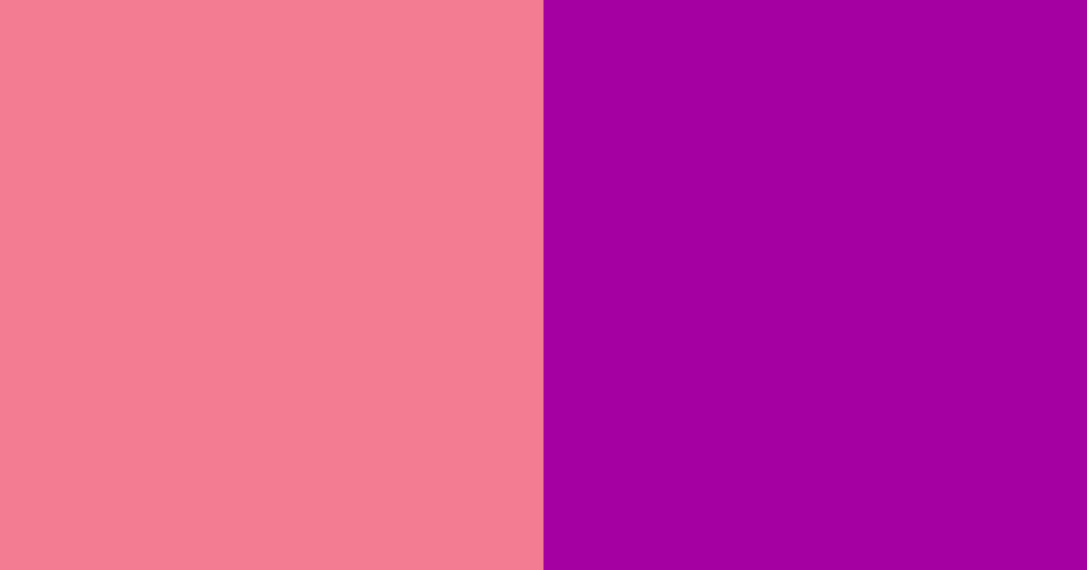 Download shocking fuchsia delight color palette PNG image (landscape)