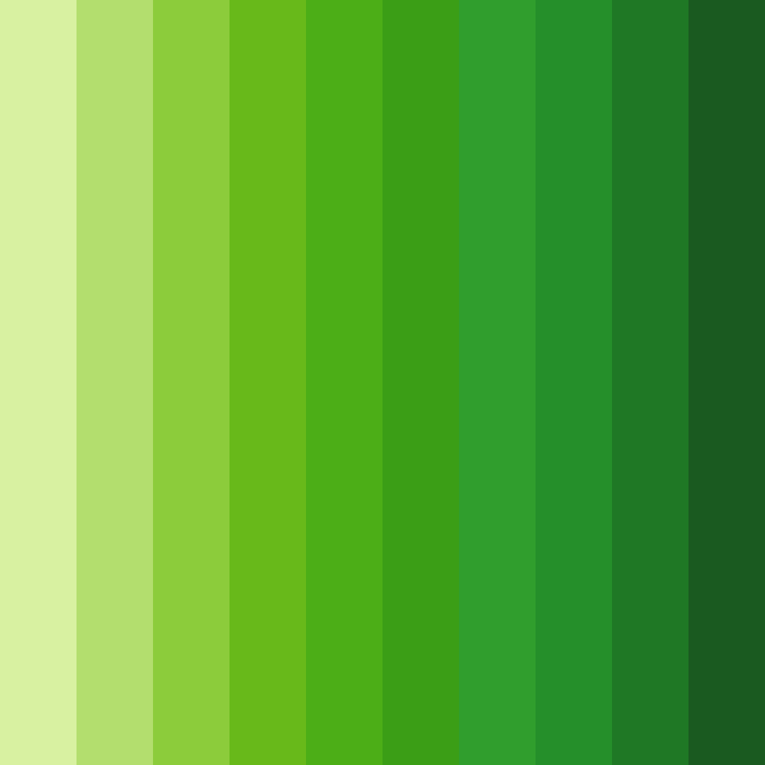 Download emerald meadow color palette PNG image (square)
