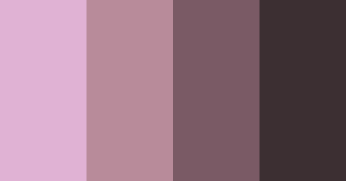 Lavender Mocha Dreams Color Palette - Hex Codes & PNG Download