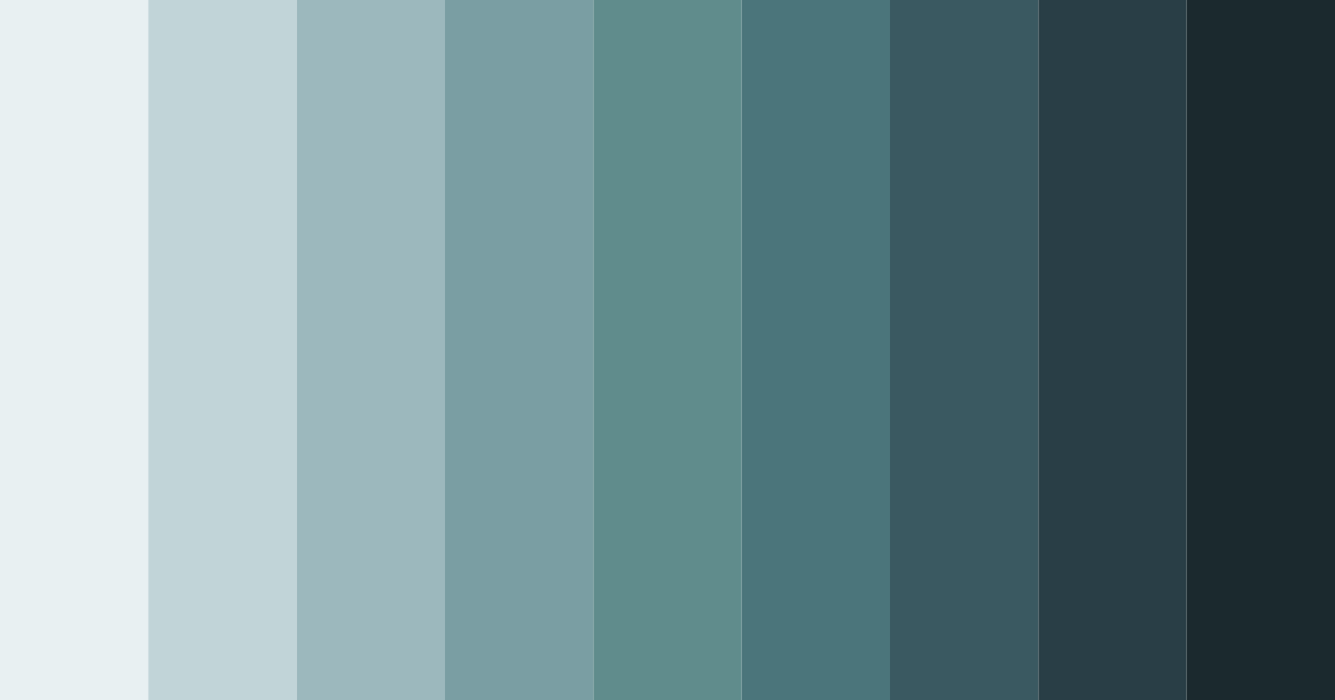 Download cool teal color palette PNG image (landscape)