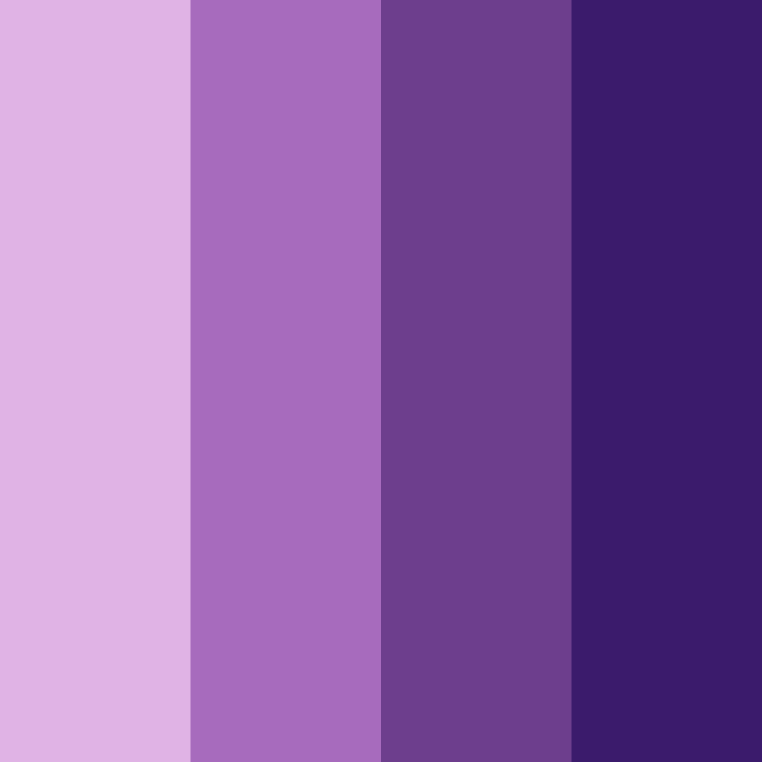 Download mystic amethyst dreams color palette PNG image (square)