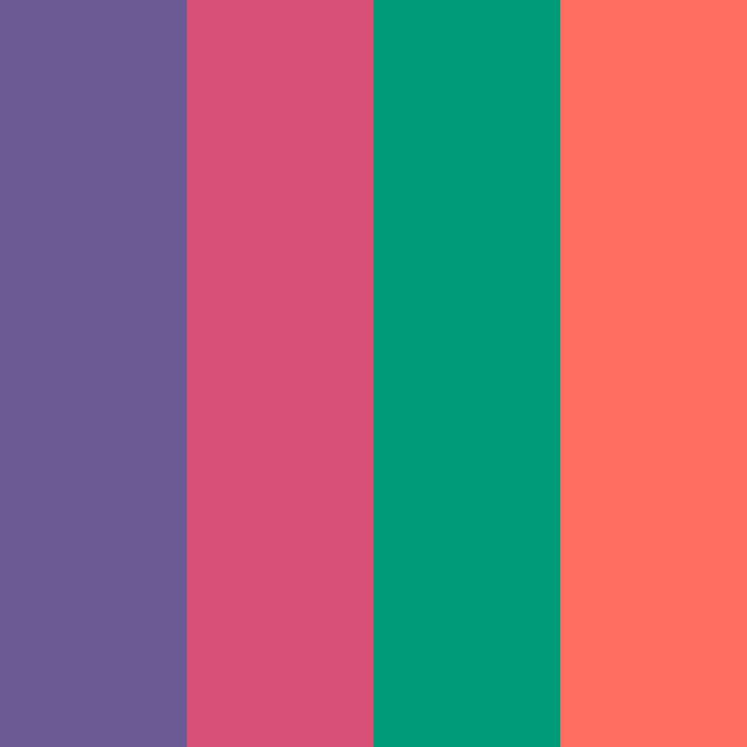 Download mystic sunset color palette PNG image (square)