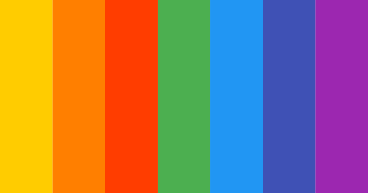 Download spectrum of harmony color palette PNG image (landscape)