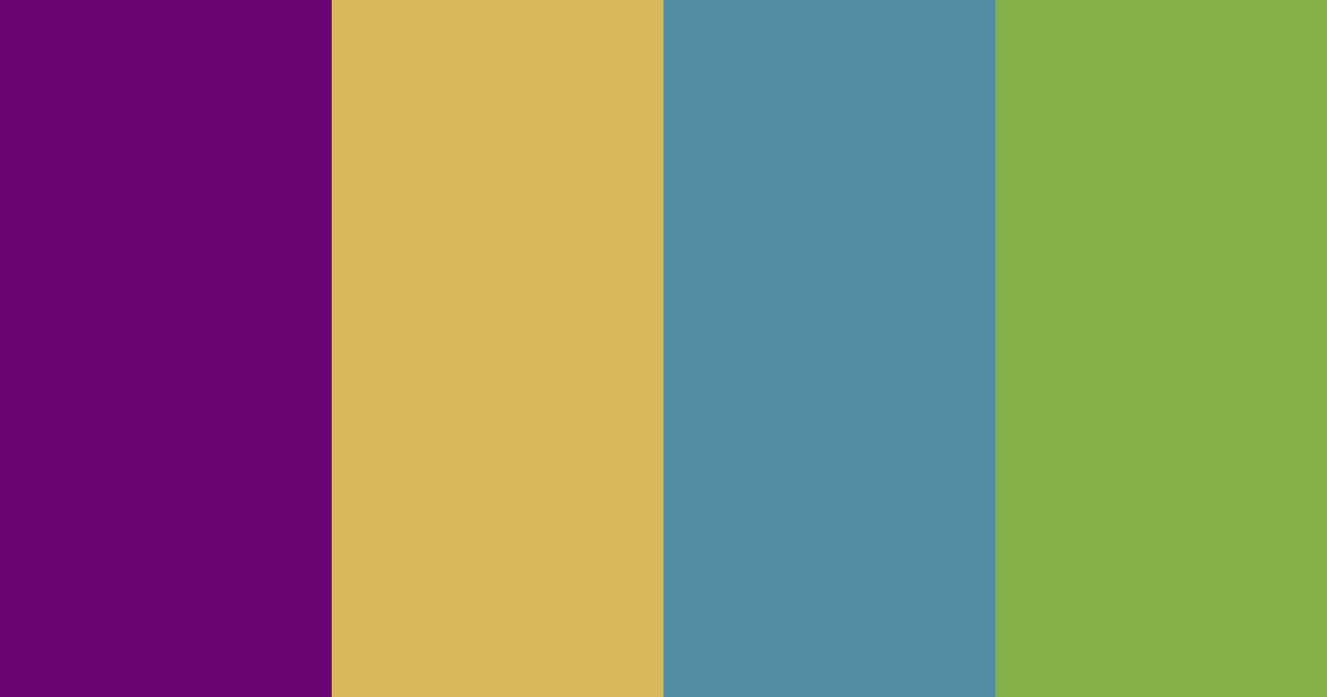 Download purple gold sea green color palette PNG image (landscape)