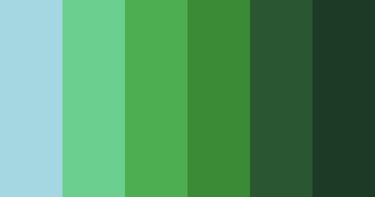 Download vitality in verdant blues color palette PNG image (landscape)