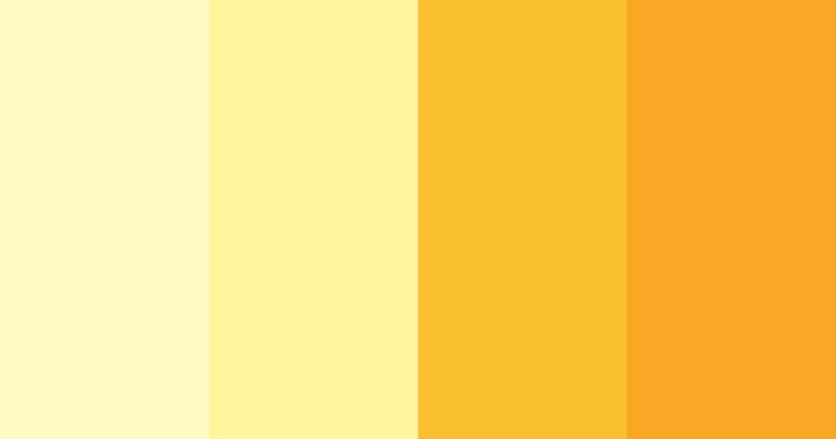 Download bright yellow color palette PNG image (landscape)