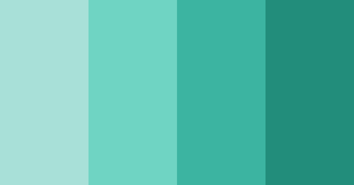 Download aqua vitality color palette PNG image (landscape)