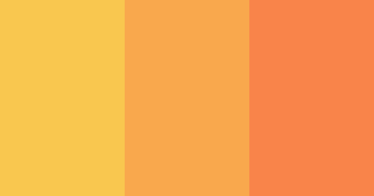 Download orange sunset color palette PNG image (landscape)