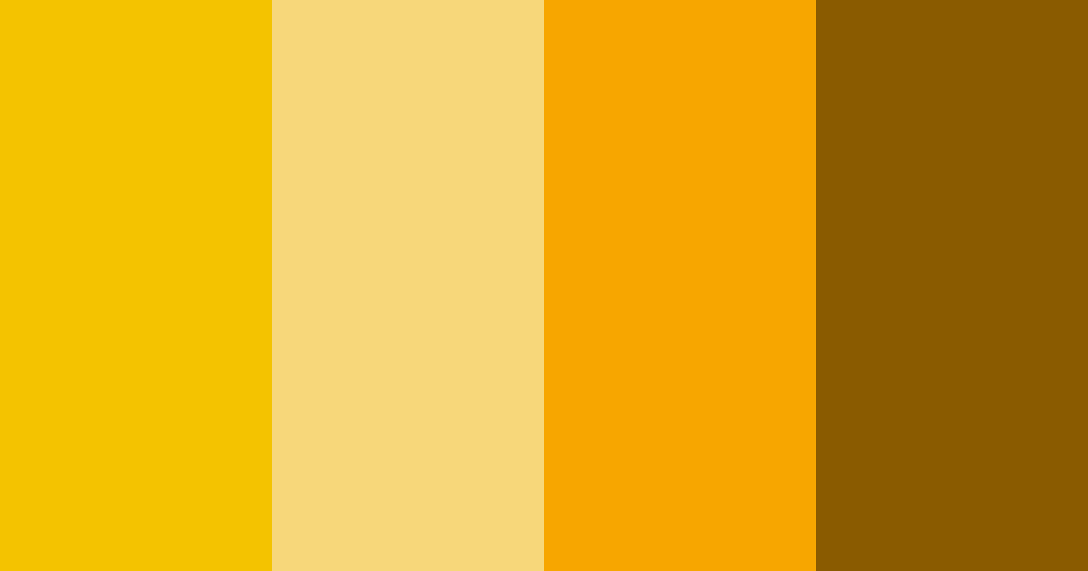 Download golden harvest color palette PNG image (landscape)