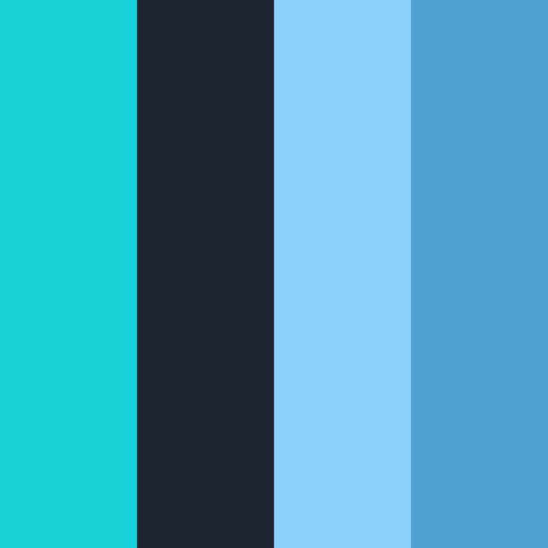 Download ocean twilight color palette PNG image (square)