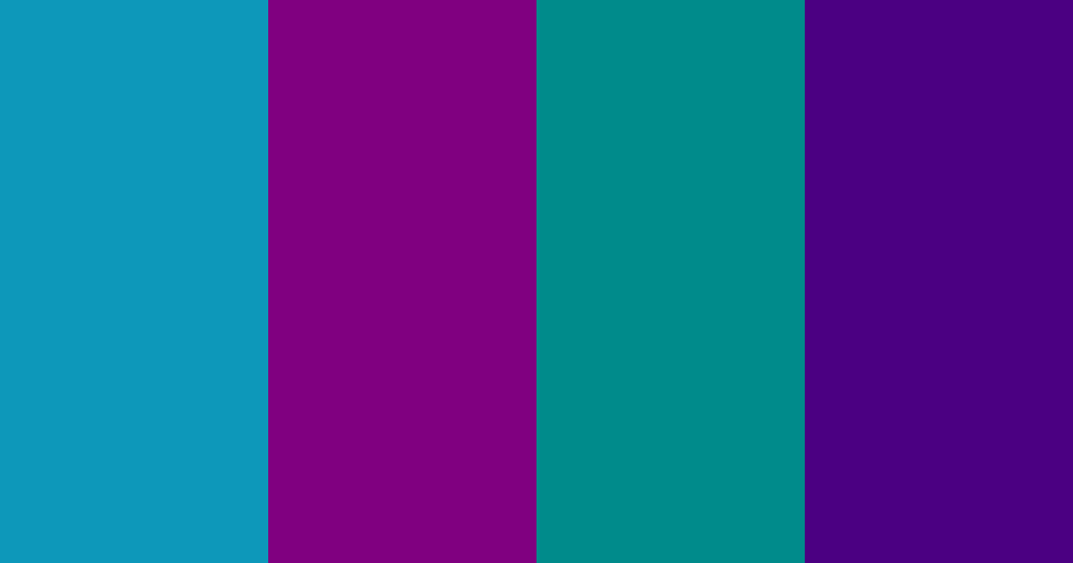 Download tropical purple sea color palette PNG image (landscape)