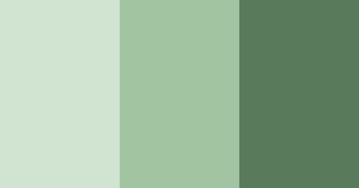 Download whispering greenery color palette PNG image (landscape)