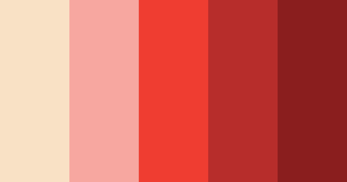 Download vanilla red color palette PNG image (landscape)