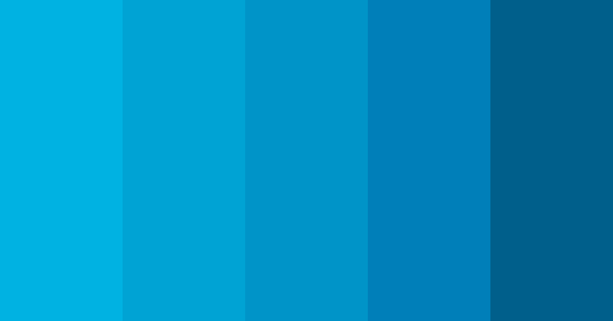 Download azure tide color palette PNG image (landscape)