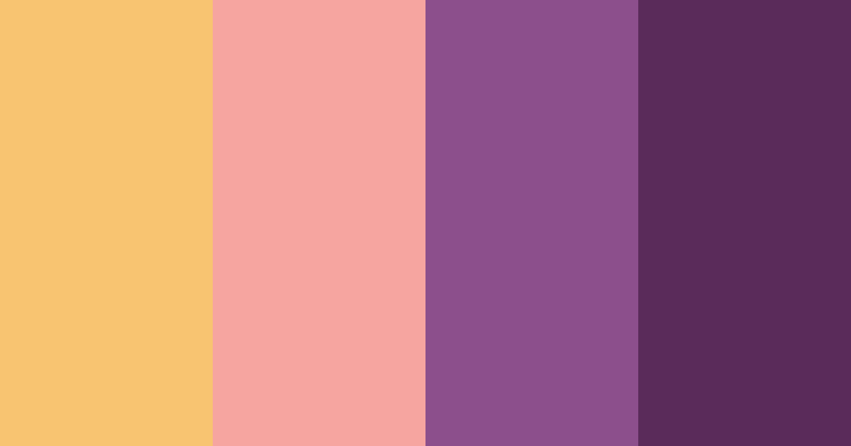 Download sunset sorcery color palette PNG image (landscape)
