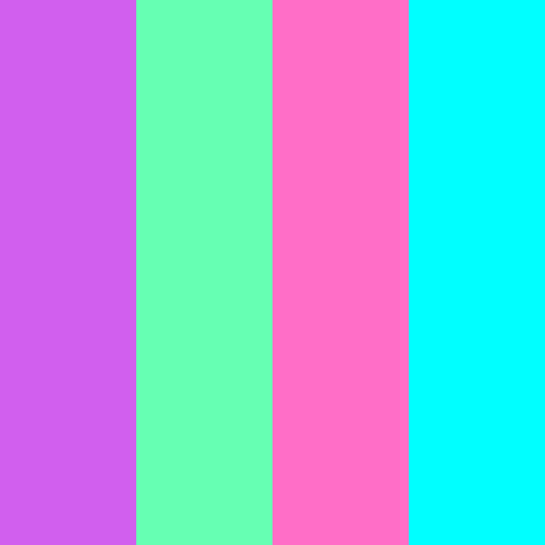 Download cotton candy dreams color palette PNG image (square)