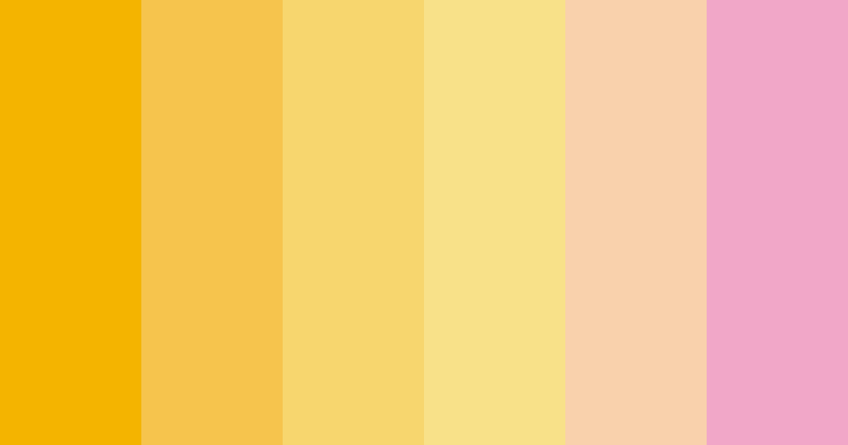 Download yellow toys color palette PNG image (landscape)