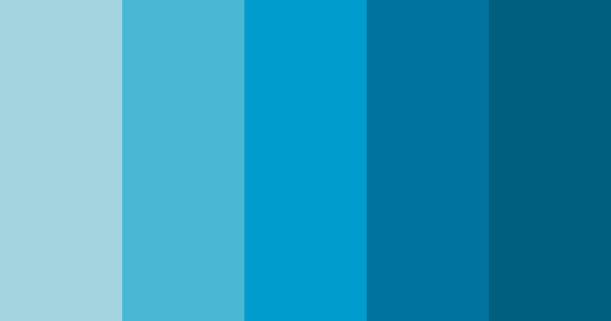 Download oceanic harmony color palette PNG image (landscape)