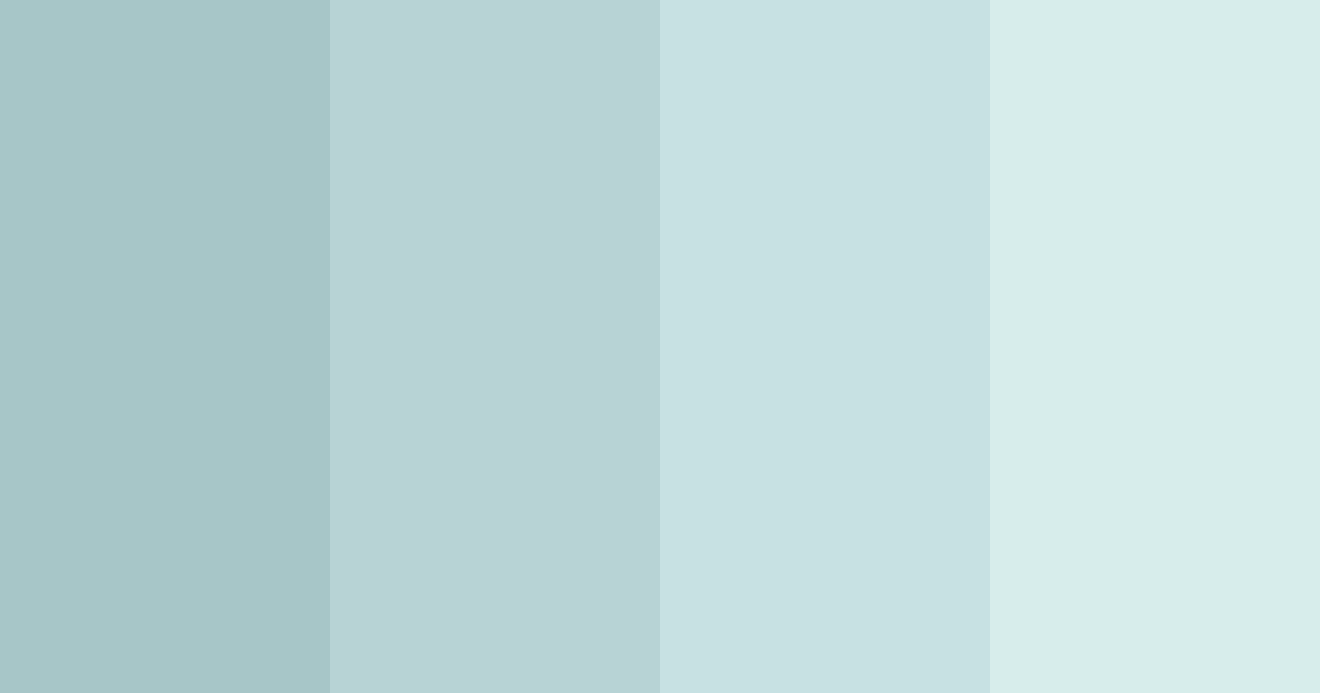 Download serene aqua breeze color palette PNG image (landscape)