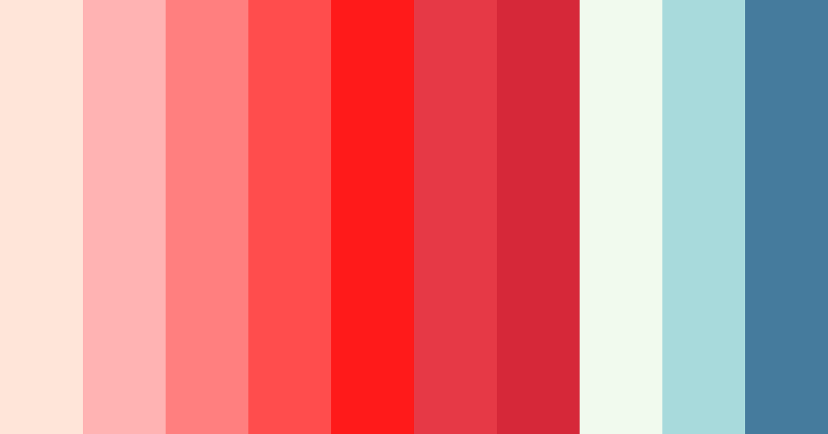 Download blushing sunrise color palette PNG image (landscape)