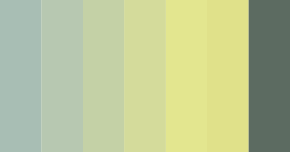 Download lush serenity color palette PNG image (landscape)