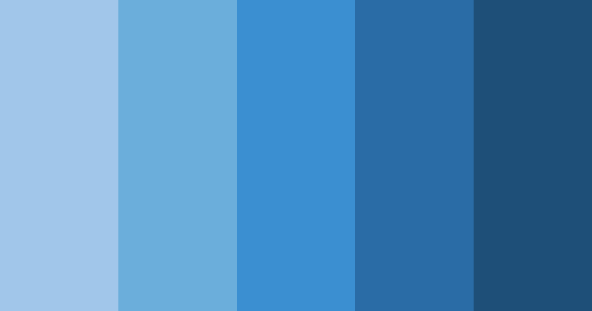 Download cerulean harmony color palette PNG image (landscape)